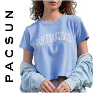 NWT pacsun John Galt Chloe San Francisco T-Shirt brandy Melville crop top